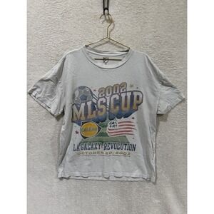 Vintage USA Soccer Championship MLS Cup 2002 LA Galaxy V Revolution XL TShirt